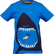 Футболка для мальчиков Blue Seven Акула р.98 синий 802263 X * 98