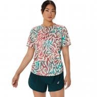 Футболка Asics ROAD ALL OVER PRINT SS TOP 2012D225-200 р.S разноцветный