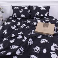 Комплект постельного белья Бязь Ranforce Elite 17-0573 Happy Panda 175х210 см мультиколор MirSon