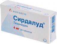 Сирдалуд №30 (10х3) таблетки 4 мг