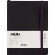 Книга для записей 96 лист. клетка черная Axent Partner Soft A5 8615-01-a