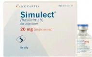 Сімулект Novartis Pharma ліофілізат для р-ну д/ін. та інф. по 20 мг №1 у флак. з р-ком