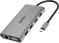 Док-станция Acer 11 in 1 Type C dongle silver (HP.DSCAB.010)