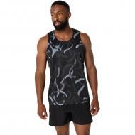 Майка Asics ROAD ALL OVER PRINT SINGLET 2011D091-001 р.L чорний