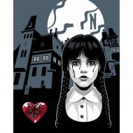 Картина по номерам Wednesday Nevermore Academy 40x50 см Santi