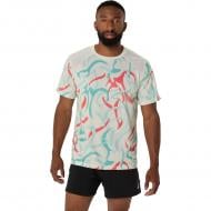 Футболка Asics ROAD ALL OVER PRINT SS TOP 2011D092-200 р.M разноцветный