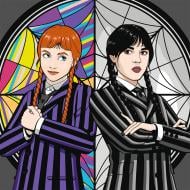 Картина по номерам Wednesday The Obsessive Divina 40x40 см Santi