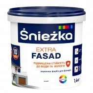 Краска акриловая водоэмульсионная Sniezka Extra Fasad мат белый 1,4 кг