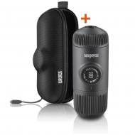 Кавоварка портативна Wacaco Nanopresso сіра з чохлом, механічна, для меленої кави