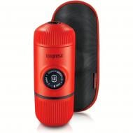 Кавоварка портативна Wacaco Nanopresso червона з чохлом, механічна, для меленої кави