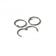 Кільця металеві Agent для брошурування 38 мм (1 1/2") срібло 100 шт.