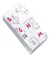 Серветки столові Альбатрос квіти-мереживо 33х33 см 25 шт.