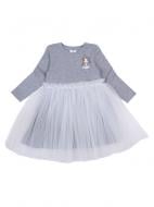 Сукня Luna Kids з фатіном р.128 сірий меланж