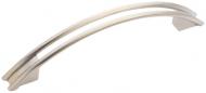 Мебельная ручка скоба DC D-072/128 G5 128 мм матовый никель Мебельная ручка скоба DC D-072/128 G5 128 мм матовый никель