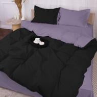 Комплект постільної білизни MirSon Poplin Line 056+099 Jillian чорний/сірий