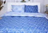 Комплект постельного белья MirSon 18-922 Maura синий с рисунком