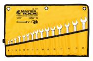 Набор ключей комбинированных MasterTool 15 шт. 72-1115