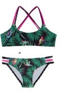 Купальник для девочек Conte-Kids E Tropical р.158 /80 см зеленый
