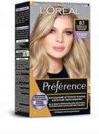 Крем-краска для волос L'Oreal Paris Preference 8.1 Копенгаген. Светло-русый пепельный 174 мл