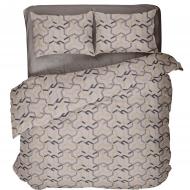 Комплект постельного белья семейный Vibe бежево-коричневый UP! (Underprice) Комплект постельного белья семейный Vibe бежево-коричневый UP! (Underprice)