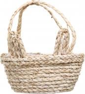 Кошик великодній з вушками 18x16x15 см L2024-1451