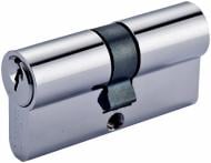 Циліндр Linde A5Е 30x30 ключ-ключ 60 мм полірований хром