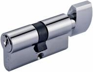 Циліндр Linde A5Е 30x30 ключ-вороток 60 мм полірований хром