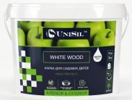 Краска акриловая UniSil садовая WHITE WOOD мат белая 1 л 1,4 кг