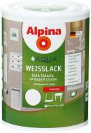 Емаль Alpina акрилова Aqua Weisslack GL білий глянець 0,75 л