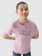 Футболка 4F TSHIRT F1854 4FJWSS25TTSHF1854-52S р.122 рожевий