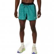 Шорты Asics FUJITRAIL ALL OVER PRINT 5IN SHORT 2011C988-300 р. L зеленый