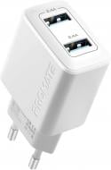 Зарядное устройство Promate BiPlug 12 Вт 2 USB White Зарядное устройство Promate BiPlug 12 Вт 2 USB White