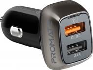 Автомобильное зарядное устройство Promate Scud-30 black