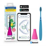 Насадка для електричної зубної щітки Playbrush Smart Pink + зубна щітка