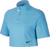 Футболка Nike W NSW SWSH TOP SS MOCK CJ3799-424 р.L черный