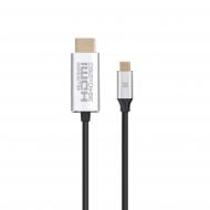 Кабель Promate HDLink-60H USB 3.1 Type-C - HDMI v.2.0 UltraHD-4K, 3D 1,8 м чорний (hdlink-60h.grey)