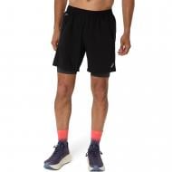Шорти Asics ROAD 2N1 7IN SHORT 2011D246-001 р. S чорний