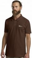 Поло Jack Wolfskin 1809301_2745 р.S коричневый Поло Jack Wolfskin 1809301_2745 р.S коричневый