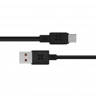 Кабель Promate MicroCord-1 USB-microUSB 2А 1,2 м черный (microcord-1.black)