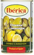 Оливки Iberica фаршированные пастой из лимона 300 г