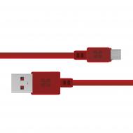 Кабель Promate MicroCord-1 USB-microUSB 2А 1,2 м красный (microcord-1.maroon)