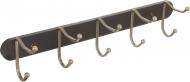 Планка с крючками Axentia 130862 51x11,3x10,7 см коричневая