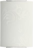 Светильник настенный Nowodvorski IVY 3 1x100 Вт E27 белый матовыйс рисунком 3724