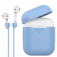 Чохол для навушників Promate PodKit для Apple AirPods blue (podkit.blue)
