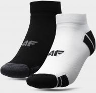 Носки 4F SOCKS SOM002 H4Z22-SOM002-90S р.43-46 белый/черный 2 пари шт.