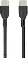Кабель Promate PowerBeam-CC Type-C — Type-C 1,2 м черный (powerbeam-cc.black)