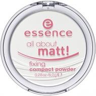 Пудра компактная Essence All About Matt! Матирующая белый 8 г