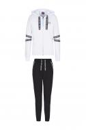 Спортивний костюм EA7 TRACKSUIT 3KTV69-TJU6Z-22BA р. M чорно-білий