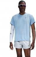 Футболка Nike M NK DF BREATHE MILER SS TOP HJ4181-422 р.S голубой