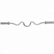 Гриф Z-образный ø50 мм (без замков) InterAtletika 121 см C3-18-M